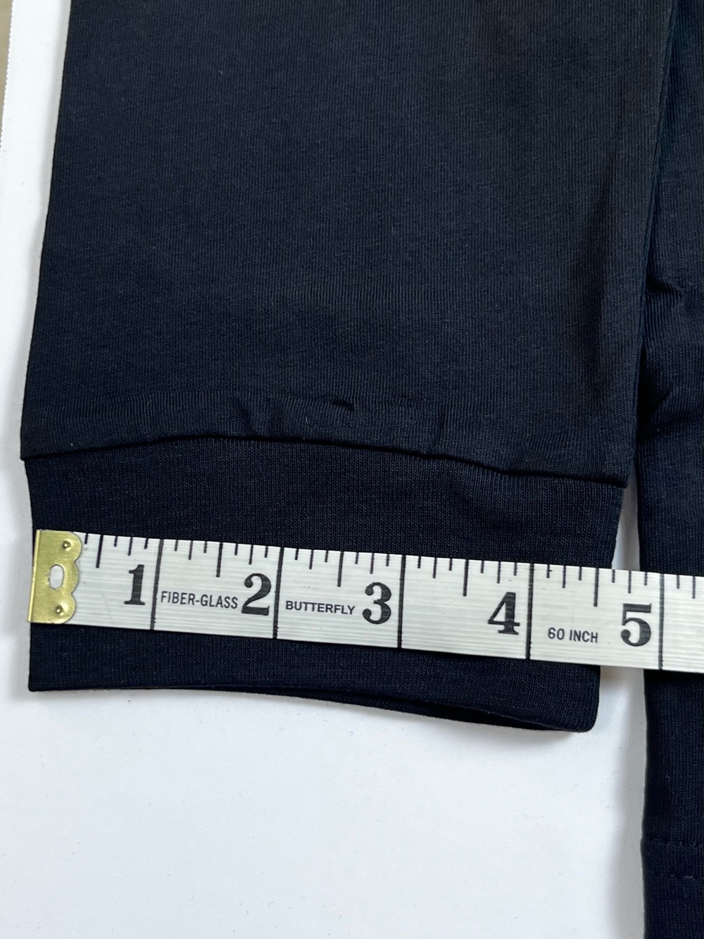 Nautica Long Sleeve Crew Tee in Black with Sail Logo NWT Large $12 - SKU 142 - Picture 4 of 8